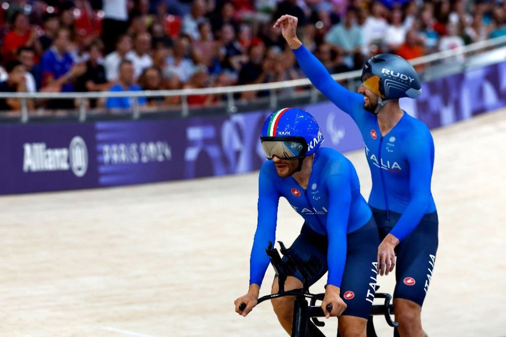 Lorenzo Bernard e Davide Plebani - Reuters/Gonzalo Fuentes