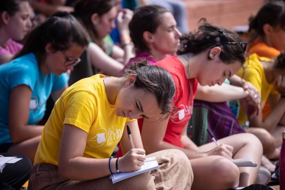 Giovani pellegrini italiani alla Gmg di Lisbona nell'agosto 2023 - Siciliani