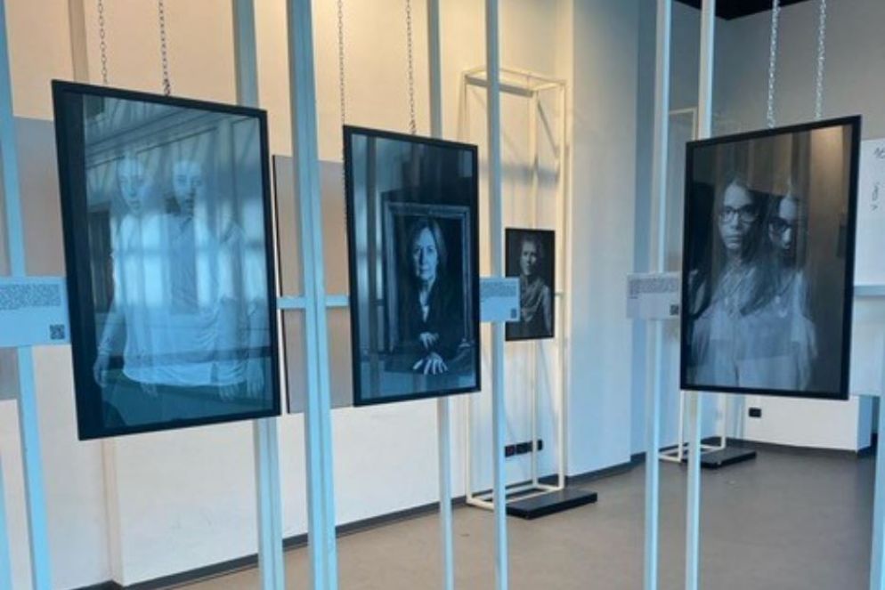 L'allestimento dell'esposizione