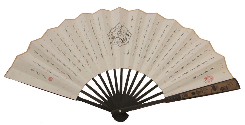 Un ventaglio decorato in scrittura nüshu - Pime