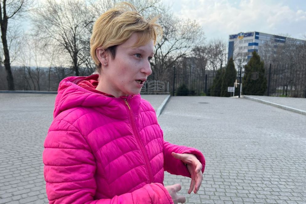 Olena Verhun, sfollata da Melitopol, città occupata dai russi - Gambassi