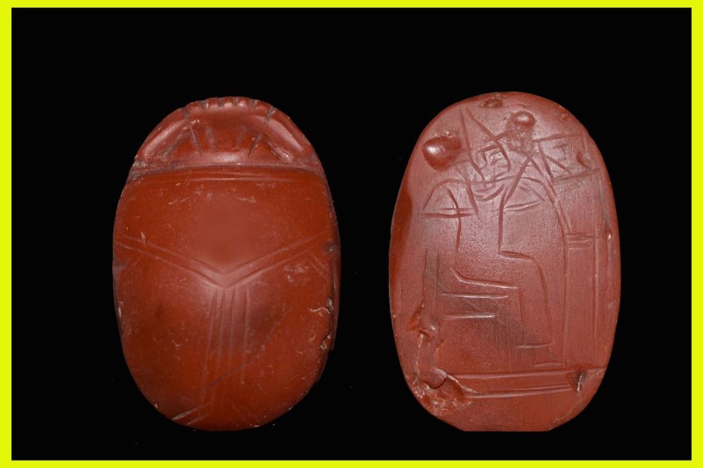 Sigillo a forma di scarabeo - Supremo Consiglio per le Antichità egiziano