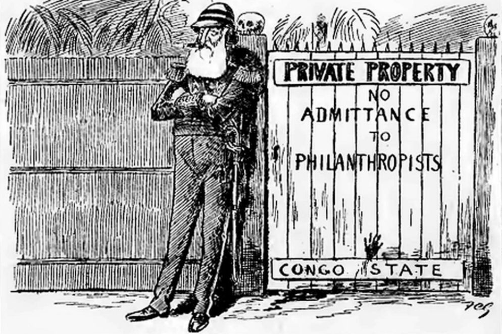 Una vignetta britannica su Leopoldo II e lo État indépendant du Congo - WikiMedia