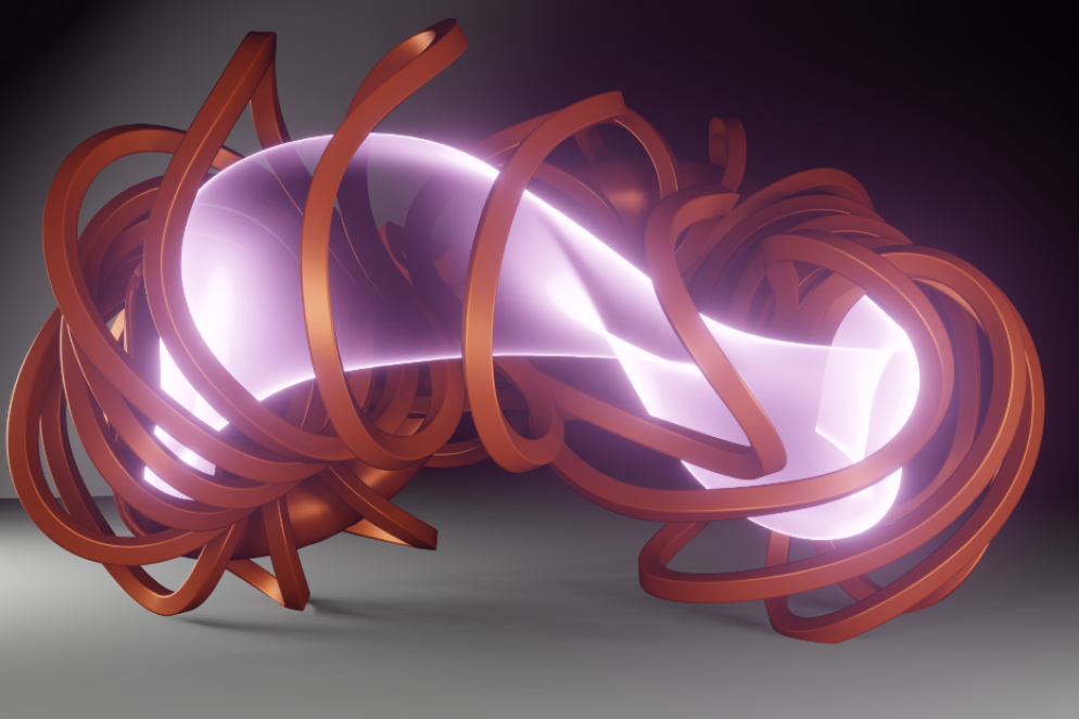Rendering di uno Stellarator - Cortesia Ufficio stampa Proxima fusion