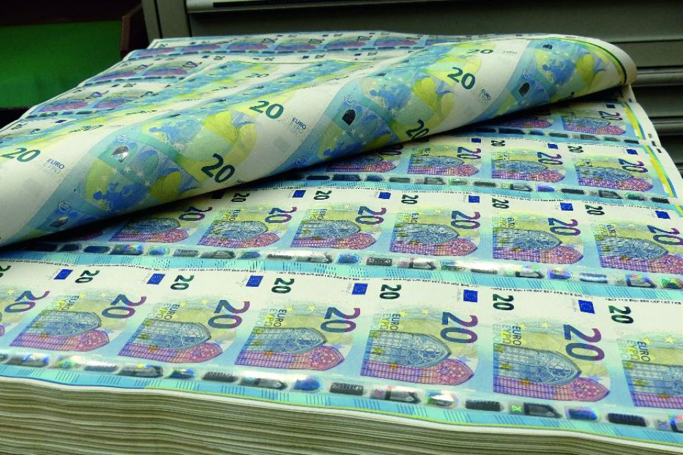 Banconote da 20 fresche di stampa - Ecb