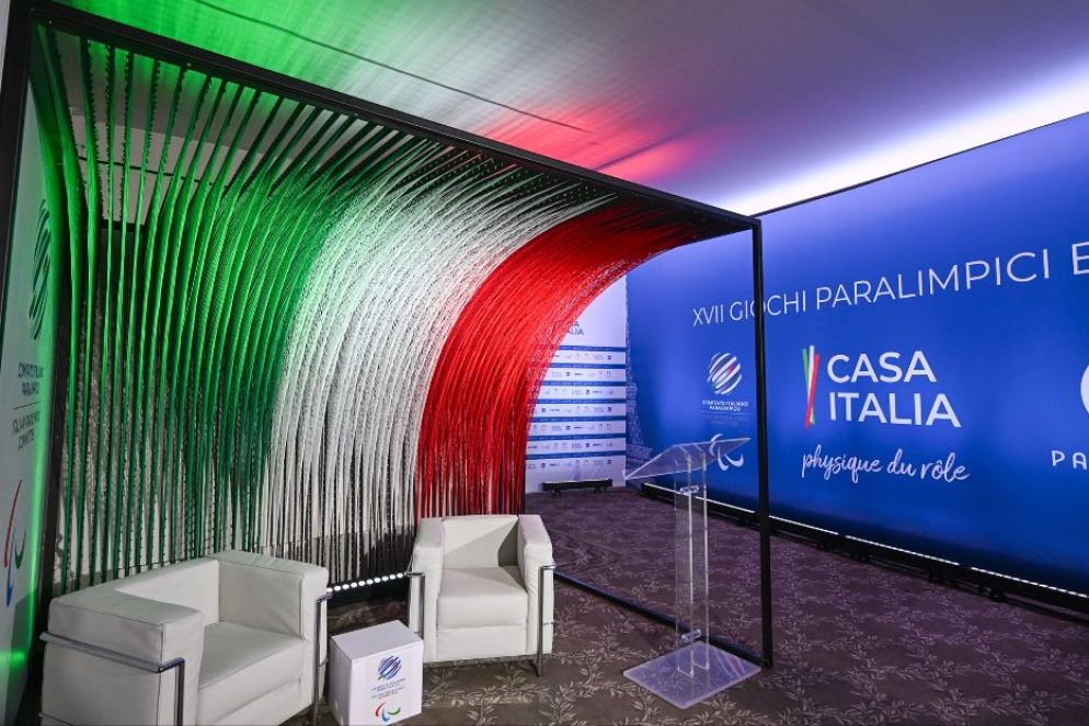 Casa Italia paralimpica con le opere di Michelangelo Pistoletto - Cip/Bizzi