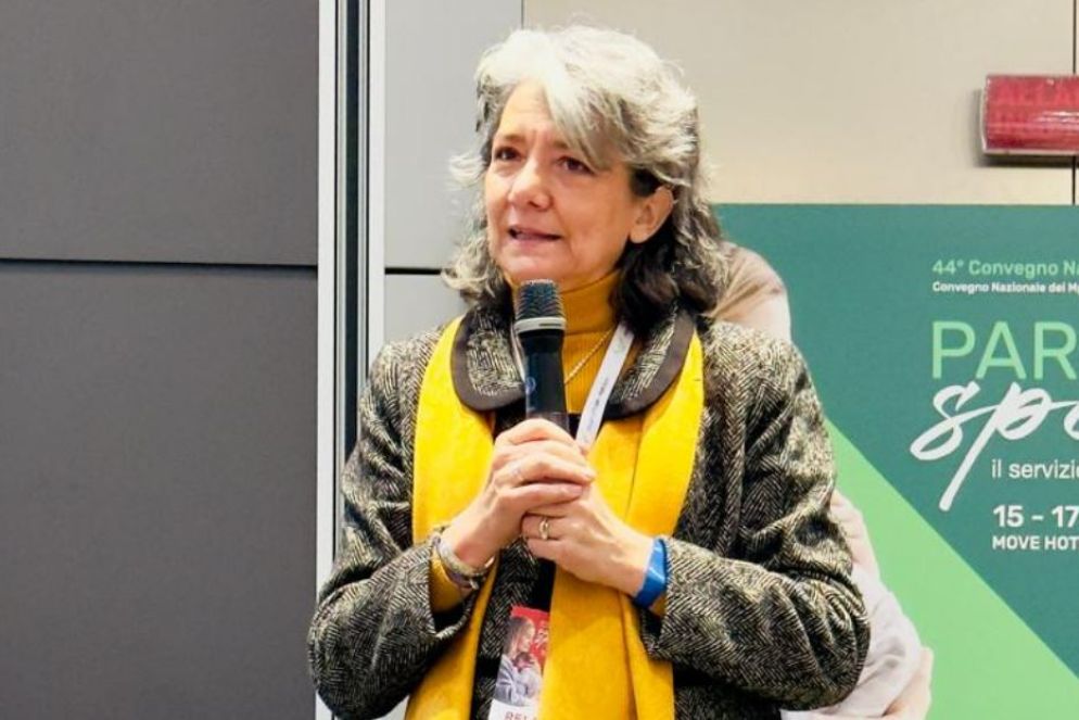 La presidente del Movimento per la Vita italiano Marina Casini al convegno nazionale di Mogliano - Foto Mario Sansalone