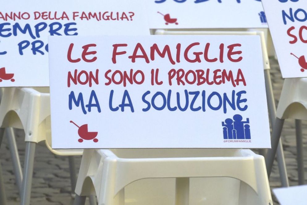 Una manifestazione del Forum delle associazioni familiari - Agenzia Romano Siciliani