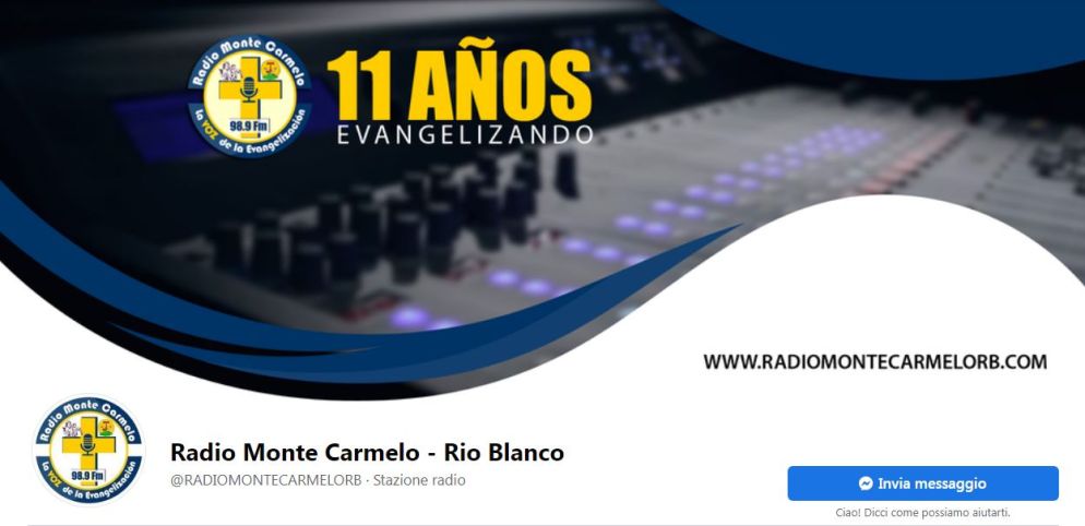 Radio Monte Carmelo, una delle radio che Managua vuole chiudere - Dal sito della radio