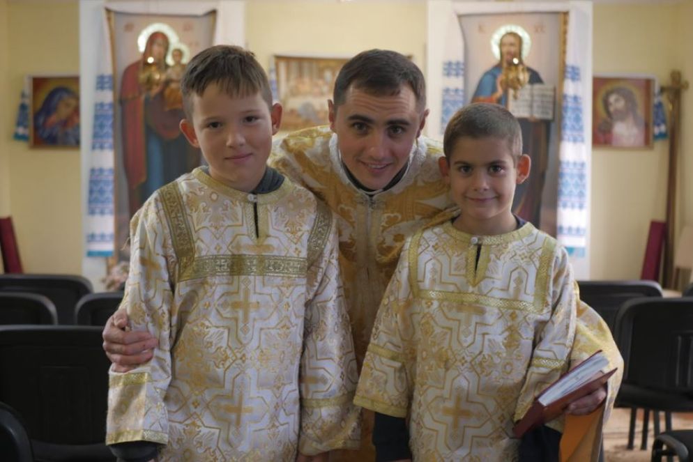 Padre Oleksandr Bogomaz, il prete greco-cattolico cacciato dai russi - Facebook/Bogomaz
