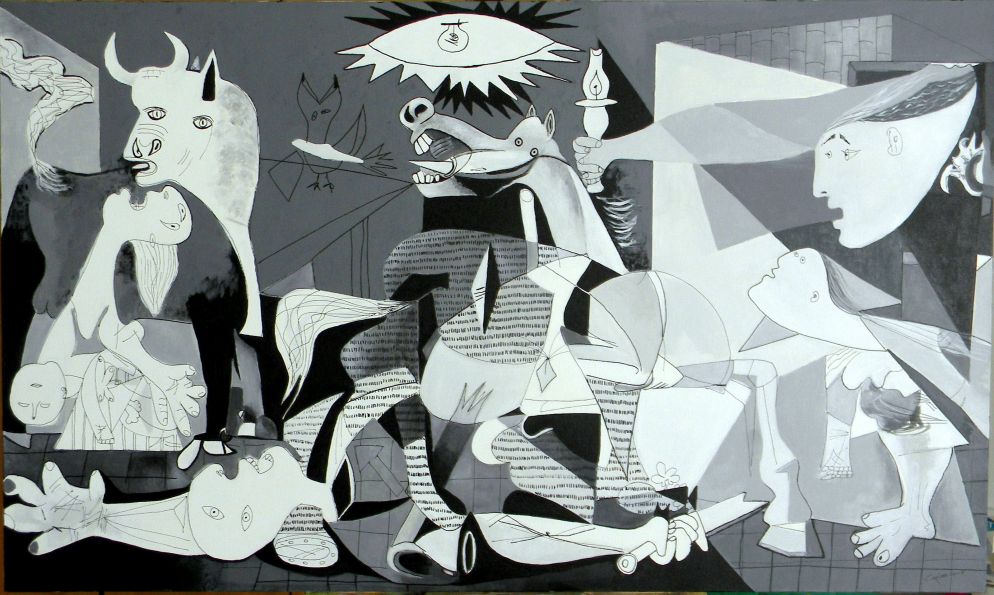 Pablo Picasso, Guernica, giugno 1937, cm 351x782 Museo Nacional Centro de Arte Reina Sofia, Madrid