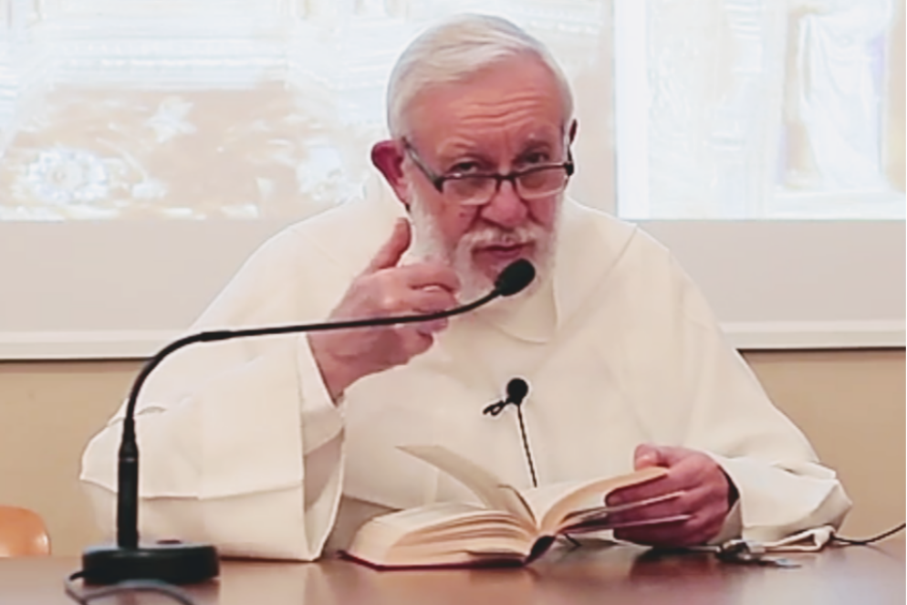 Una recente immagine del padre domenicano Riccardo Barile - Archivio