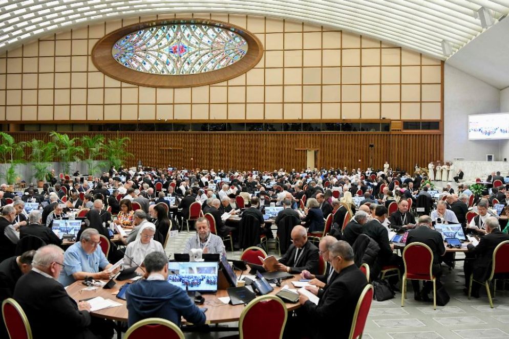 Un momento dei lavori sinodali - Ansa