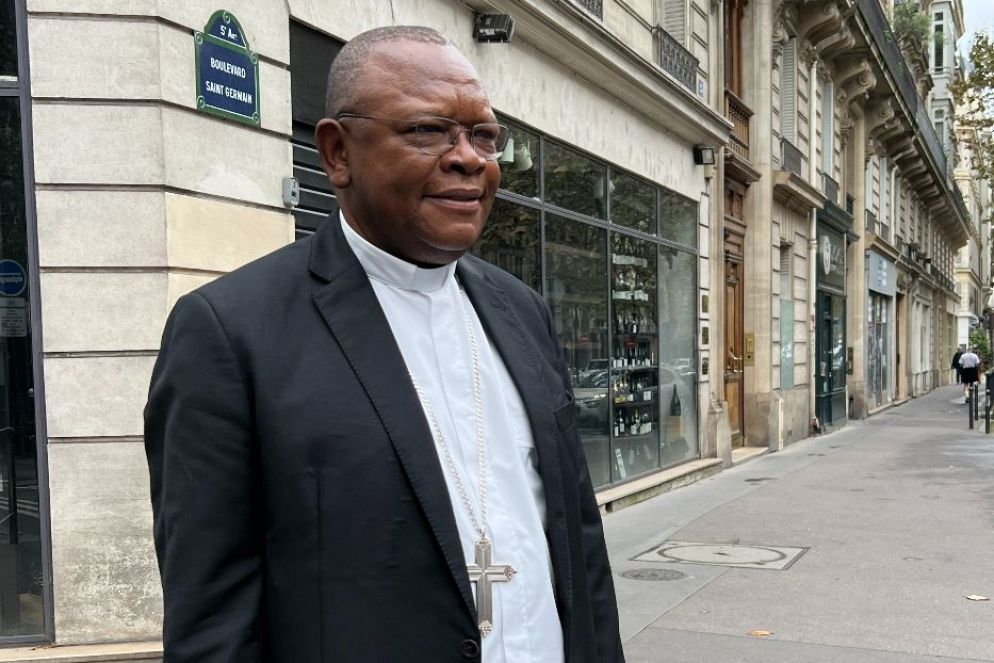 Il cardinale Fridolin Ambongo Besungu, arcivescovo di Kinshasa e presidente degli episcopati di Africa e Madagascar - Gambassi