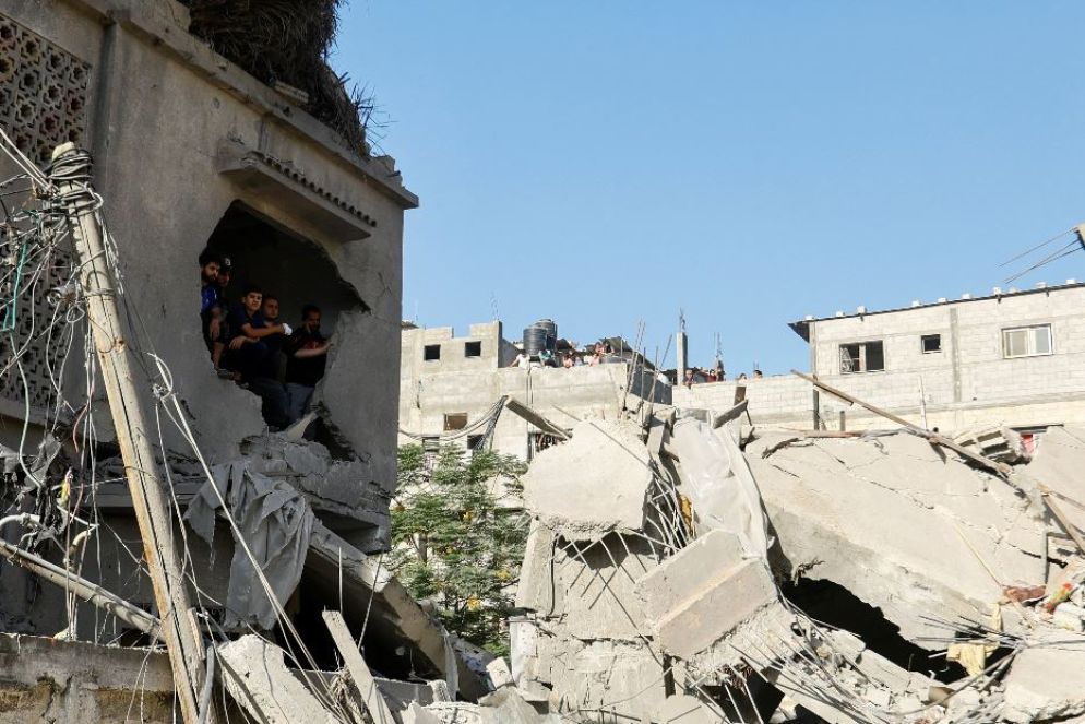 La devastazione a Gaza dopo i raid - Reuters