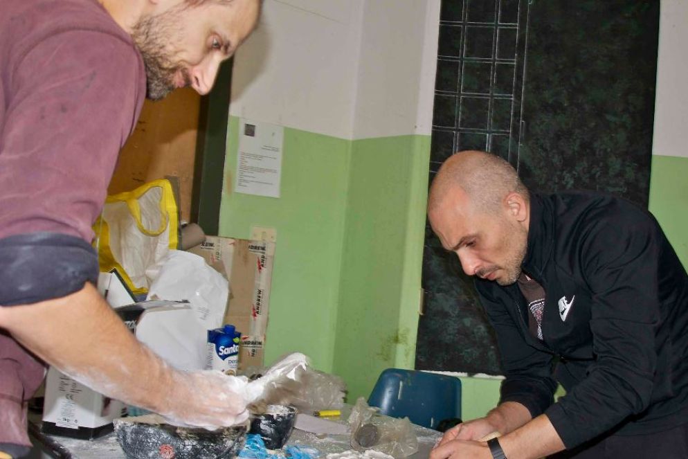 Il lavoro materico al Laboratorio di arti visive - Archivio