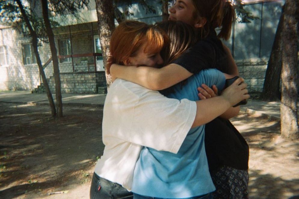 Uno scatto di Yehor, 10 anni, originario del Donetsk (agosto 2023) - “Behind Blue Eyes Project”