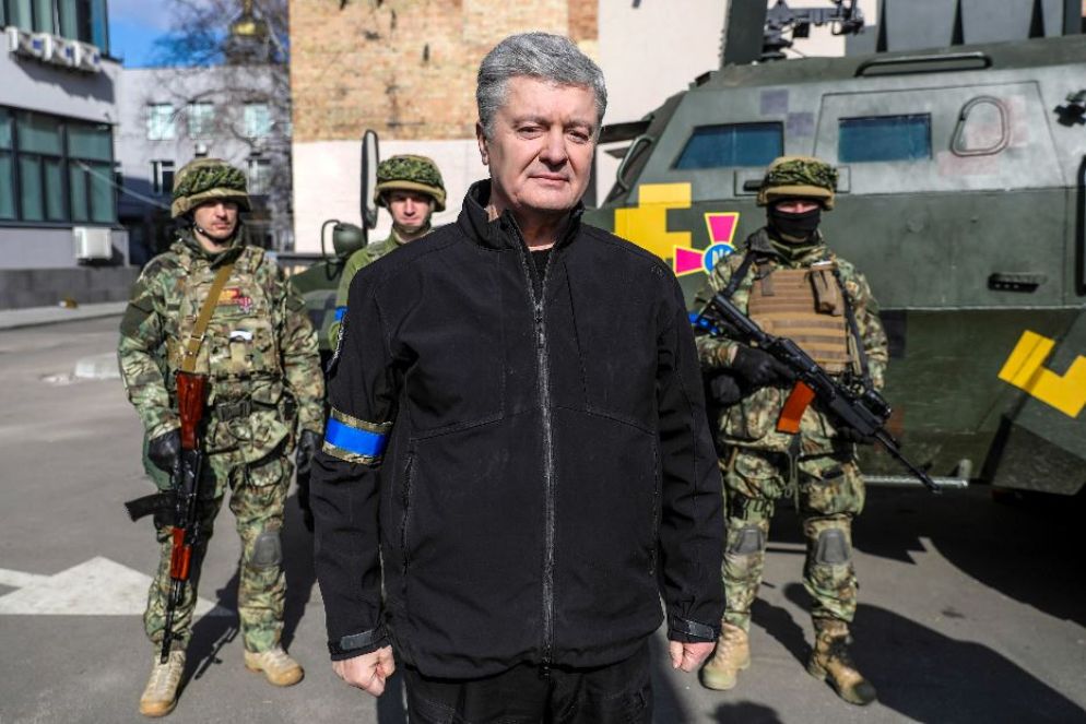 L’ex presidente Petro Poroshenko - Ansa