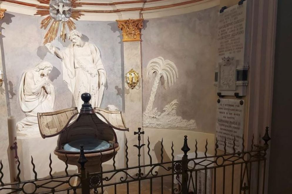 Il fonte battesimale dove don Bosco ricevette il Battesimo - Gianni Cardinale