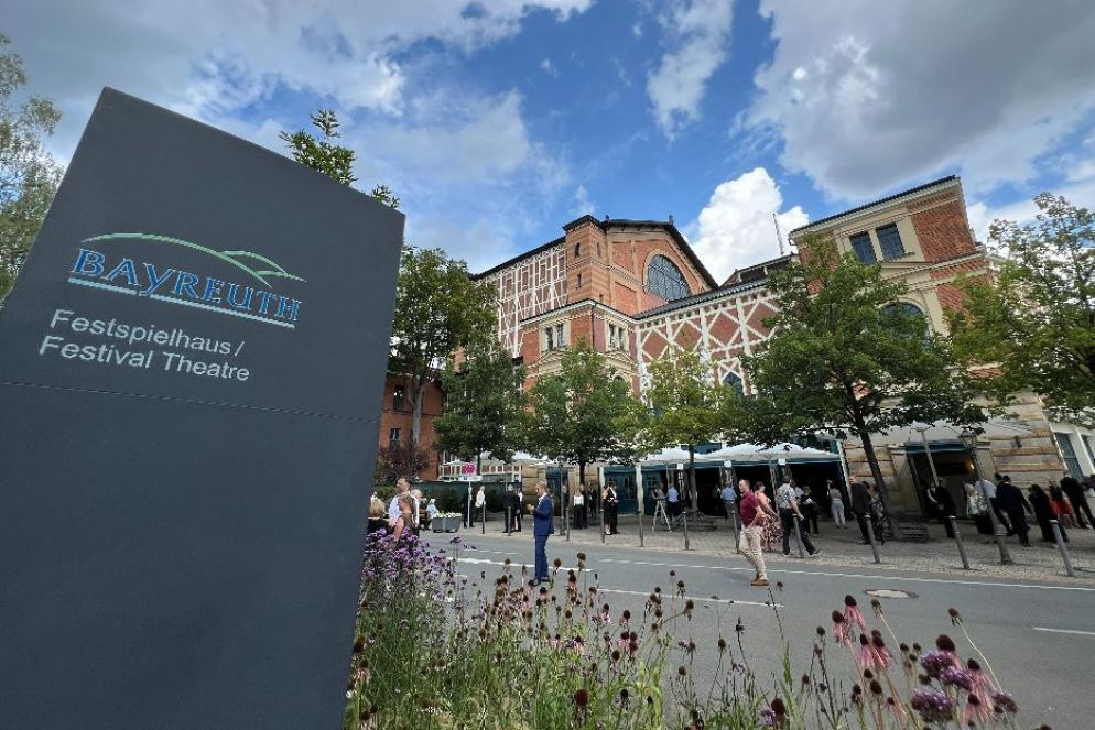 Il teatro del festival wagneriano a Bayreuth in Germania - Gambassi