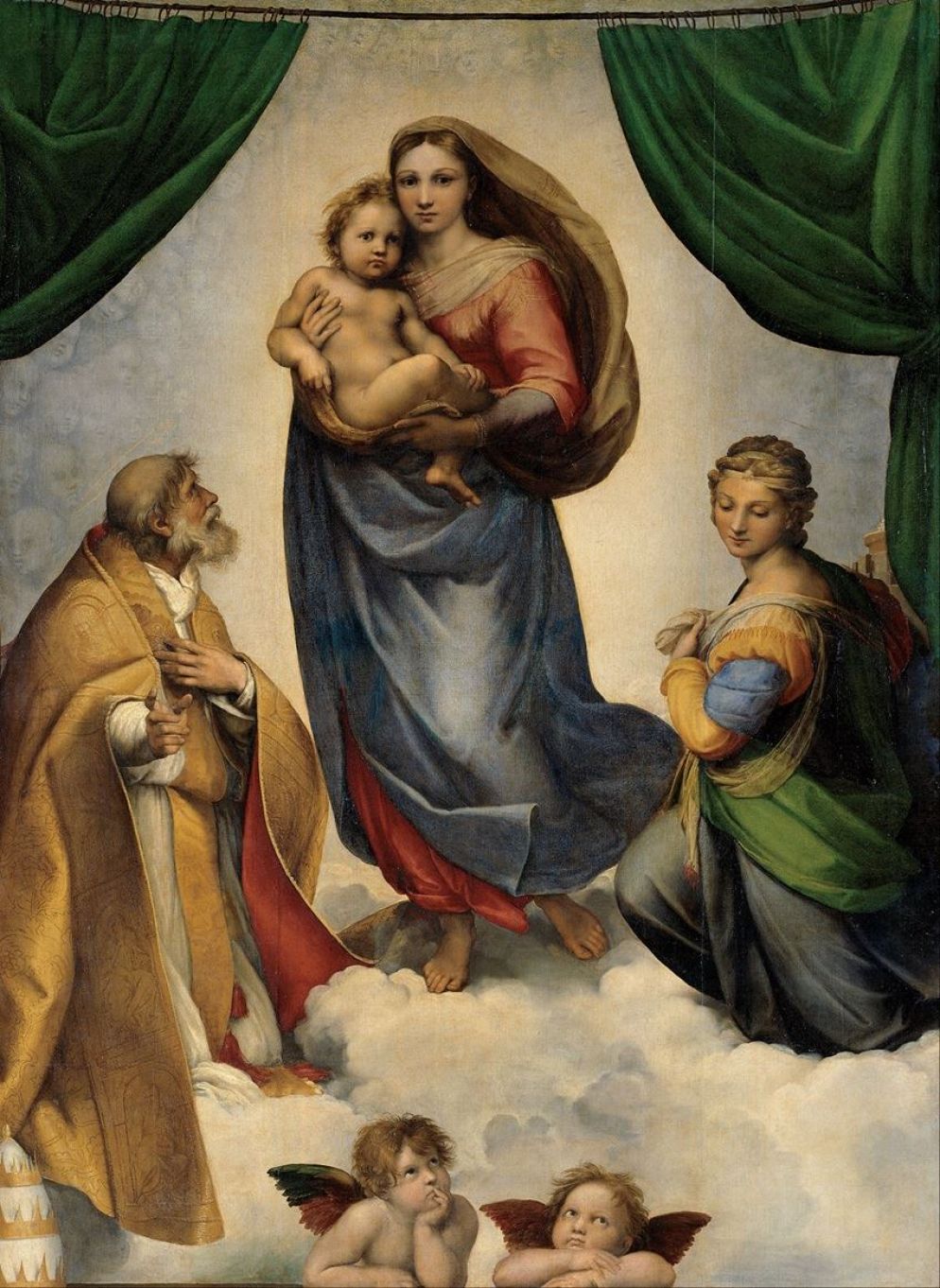 Raffaello, "Madonna Sistina" - WikiCommons