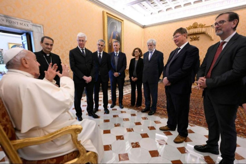 L'udienza del Papa al Consiglio superiore di coordinamento della Pontificia Università Lateranense - Vatican Media