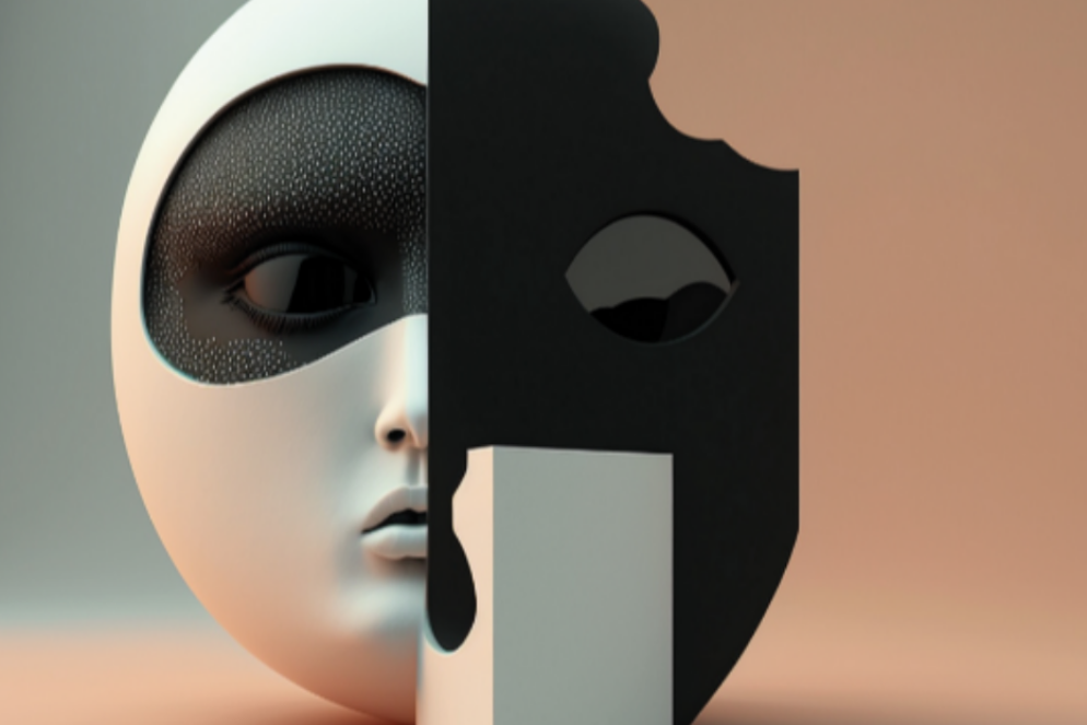 Un’opera realizzata da Simone Ferrini per il primo numero della rivista “Calibano” (particolare) - © Simone Ferrini