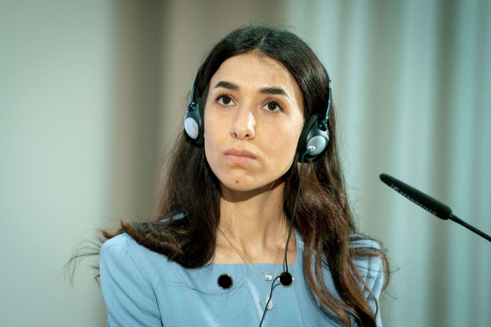 La «memoria» del popolo yazida Nadia Murad Basee, 29 anni, è attivista per i diritti umani irachena di religione yazida. Nell’agosto del 2014 è stata rapita e tenuta in ostaggio da parte dello Stato Islamico (Daesh). Dal 2016 è ambasciatrice Onu e nel 2018 ha ricevuto, assieme a Denis Mukwege, il premio Nobel per la pace a Oslo - .