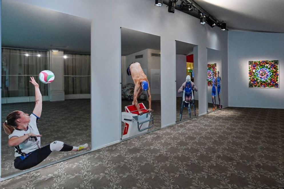 Casa Italia paralimpica con le opere di Michelangelo Pistoletto - Cip/Bizzi