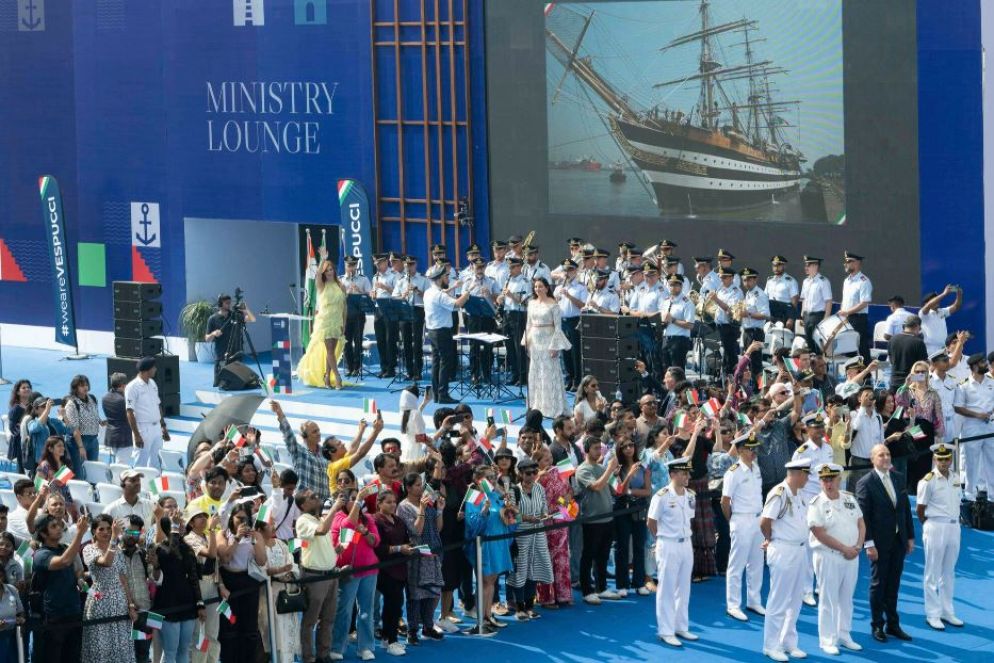 Il Villaggio Italia a Mumbai - Foto Upicom Marina Militare