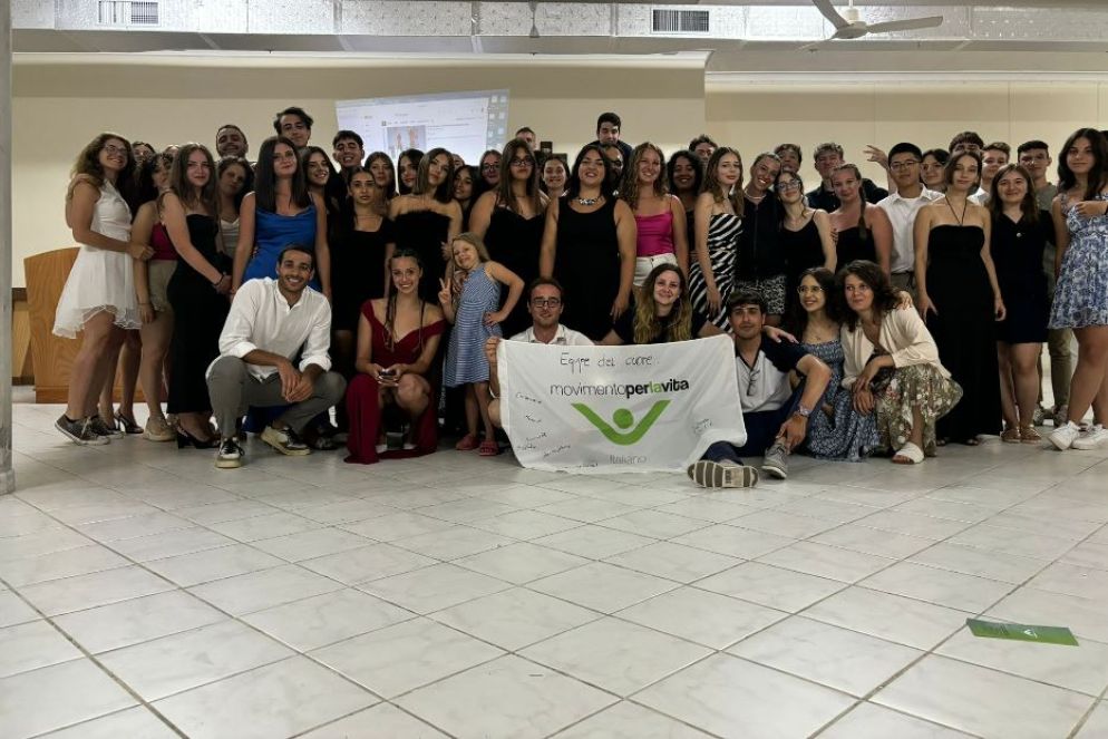 I ragazzi che hanno preso parte al Seminario Quarenghi a Santa Maria di Leuca