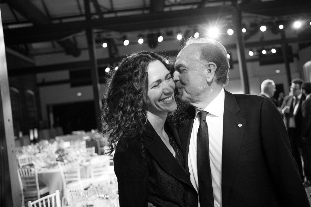 Sara Doris con il padre Ennio