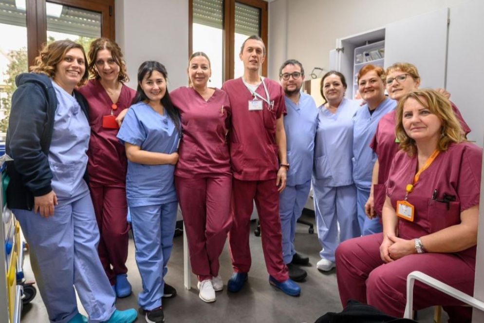 L'équipe sanitaria dell'hospice - Foto Andrea Pellegrini - Ufficio Stampa Cottolengo