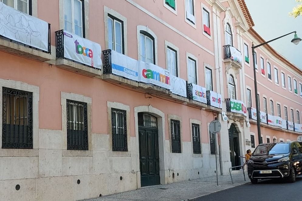 L'ingresso di Casa Italia