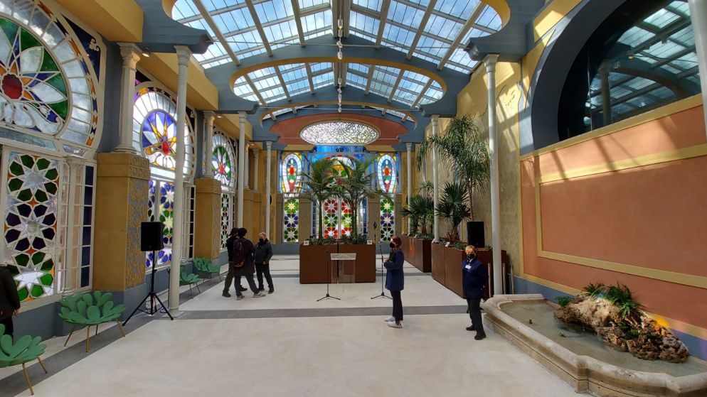 L'interno della Serra Moresca - Foto Liverani