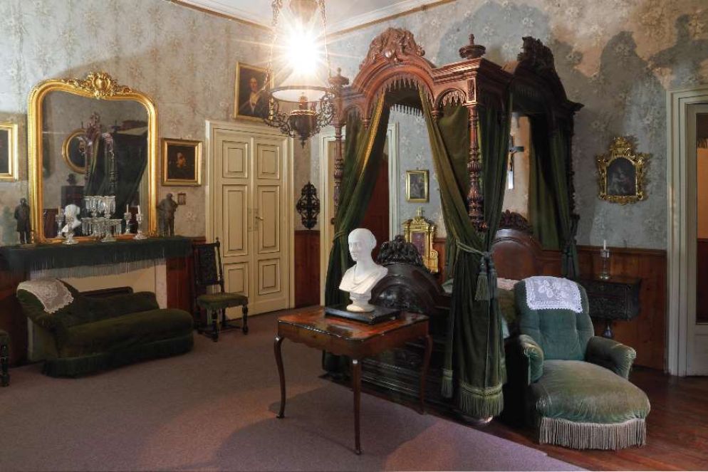 L'interno di Villa Verdi a Sant'Agata - Ansa