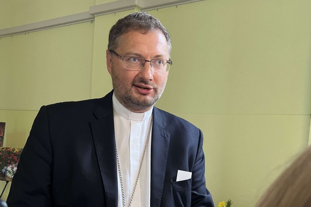 Il nunzio apostolico a Kiev, l’arcivescovo Visvaldas Kulbokas - Gambassi