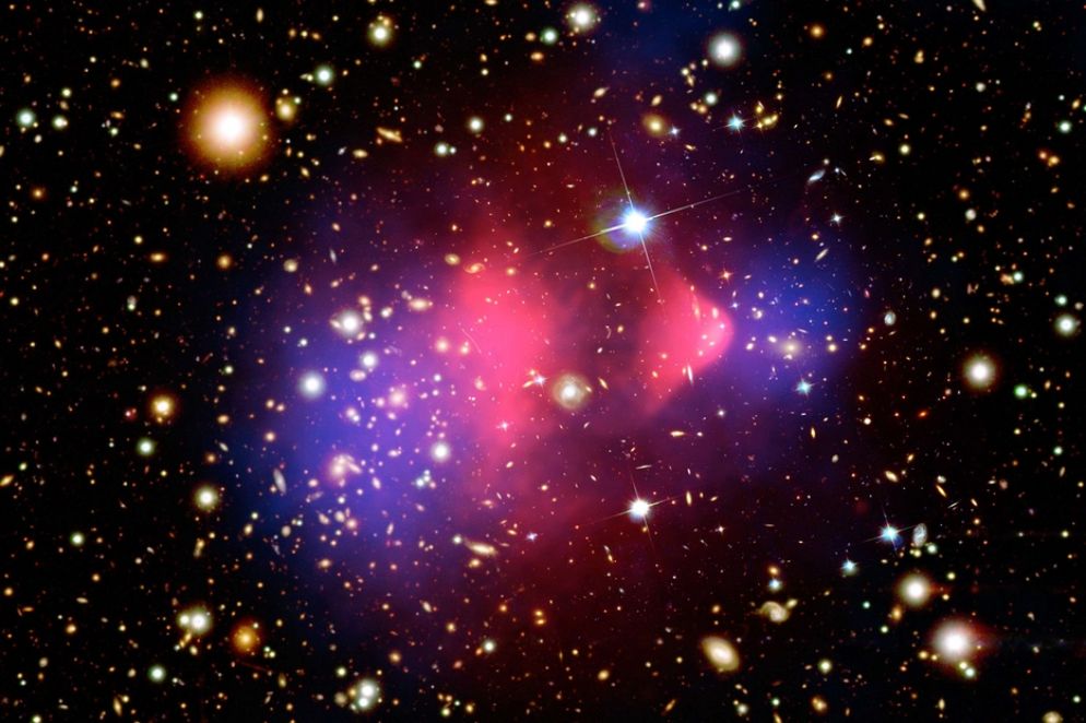 La Bullet Claster, dove le galassie si scontrano