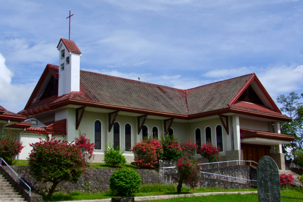 L’esterno del loro monastero a Mindanao nelle Filippine - .