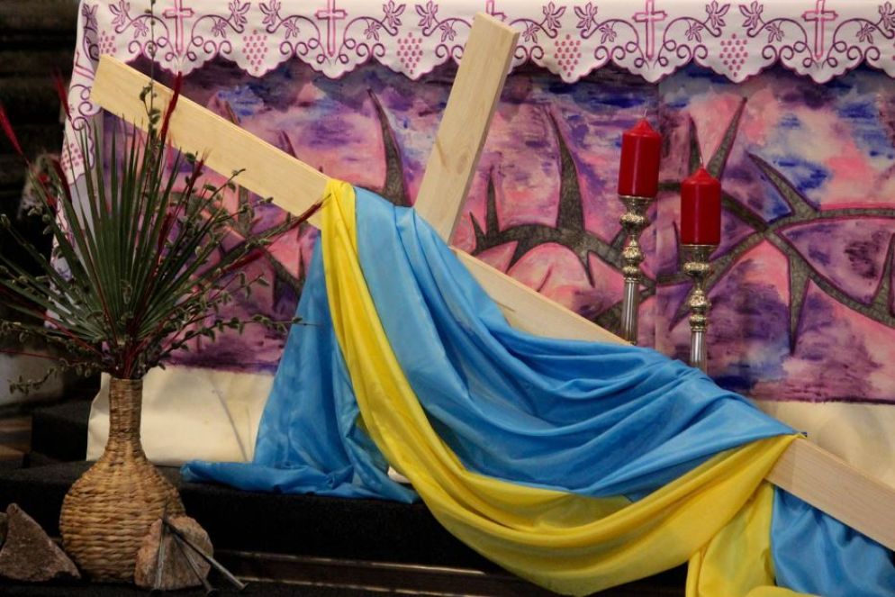 Il sepolcro in una chiesa cattolica di rito latino in Ucraina - Diocesi di Kiev-Zhytomyr