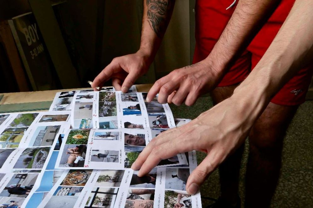 Lo studio sul linguaggio espressivo nella fotografia nella sala della pittura del carcere di Bollate - Archivio