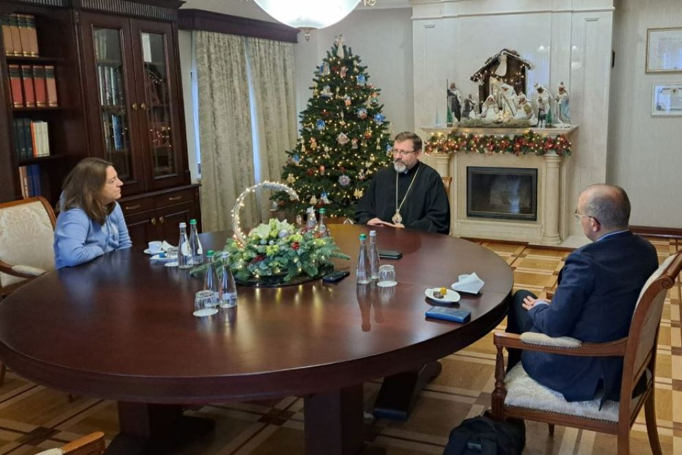 L’arcivescovo Sviatoslav Shevchuk, capo della Chiesa greco-cattolica ucraina, in dialogo con Avvenire e Sir - Avvenire-Sir