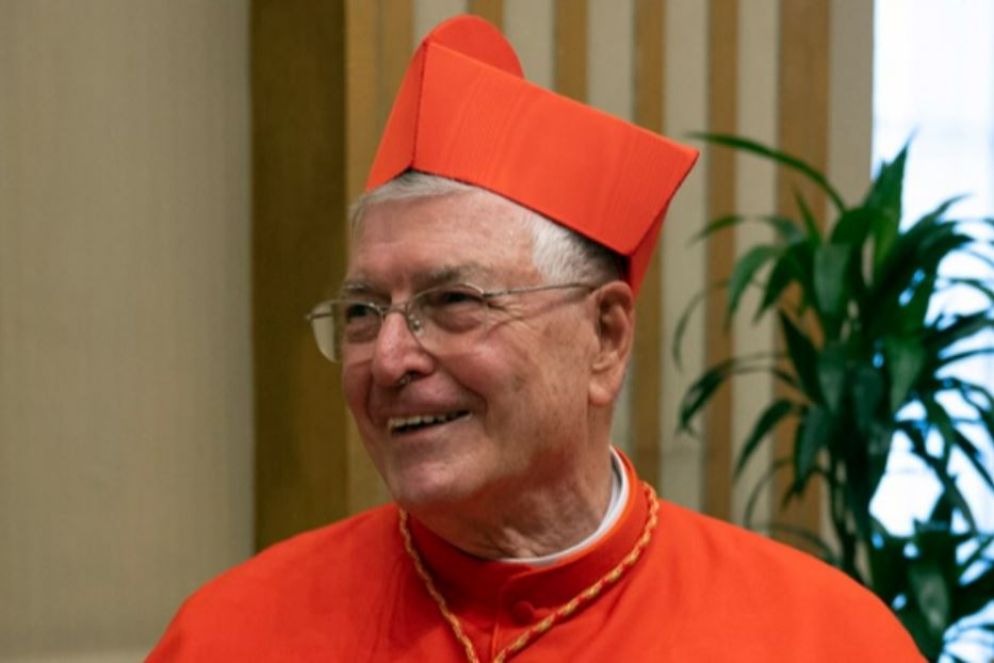 Gianfranco Ghirlanda nel giorno della sua creazione a cardinale il 27 agosto 2022 da parte di papa Francesco - Pontificia Università Gregoriana