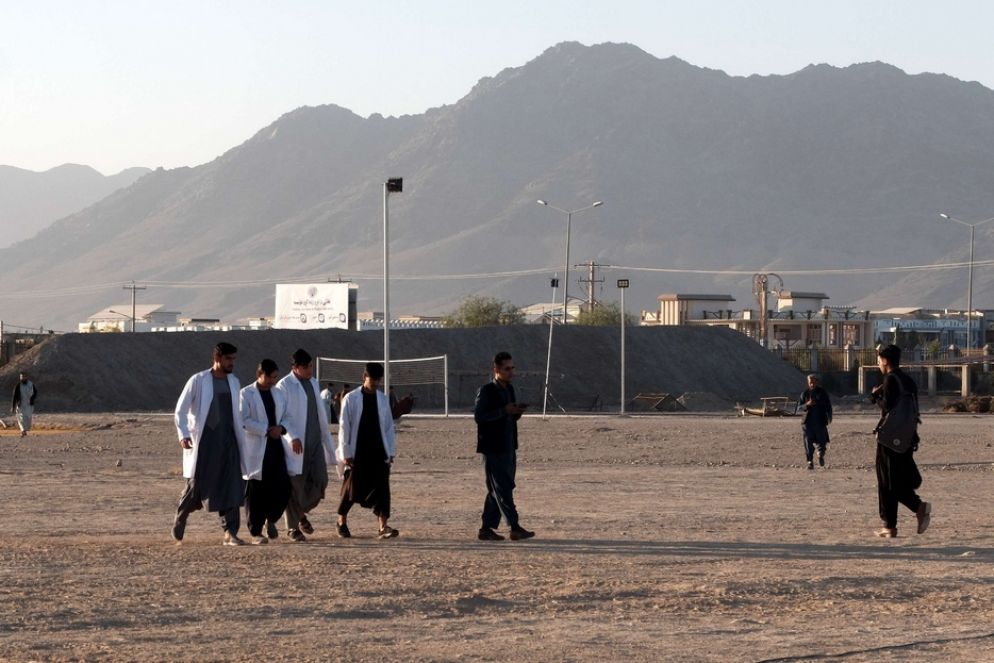 Studenti nel campus dell'ateneo di Malalai - Giuliano Battiston
