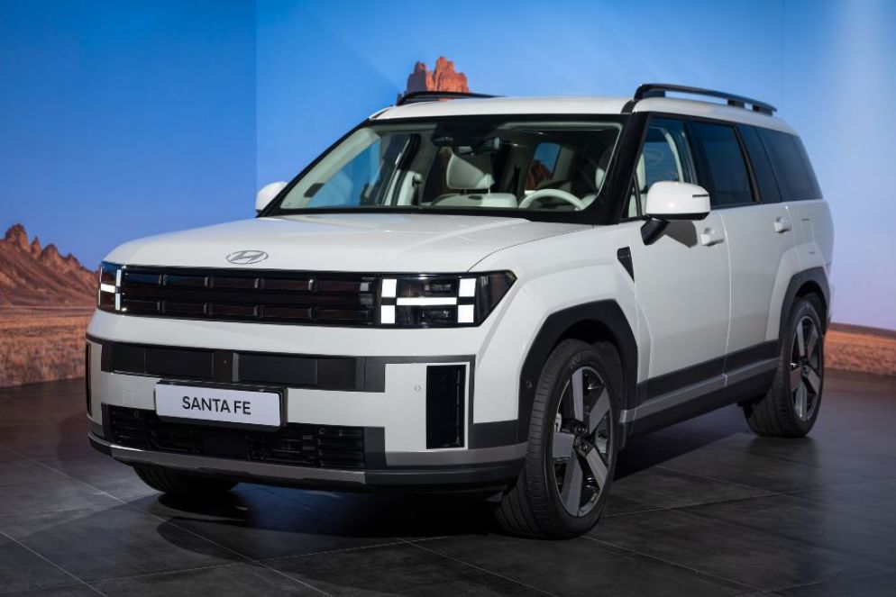 Il frontale della nuova Hyundai Santa Fe - www.albertocervetti.com