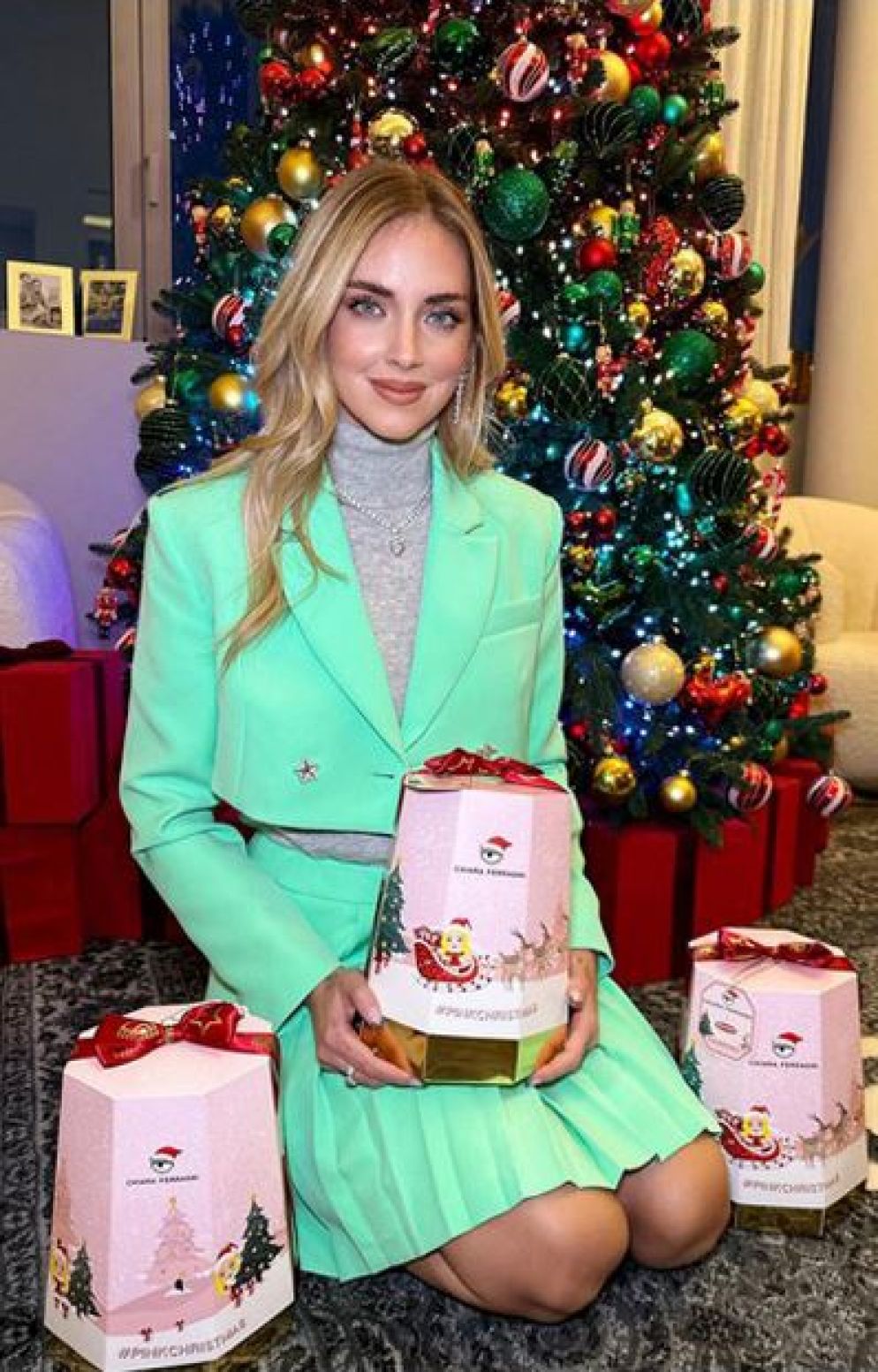 Chiara Ferragni testimonial del pandoro Balocco - Ansa