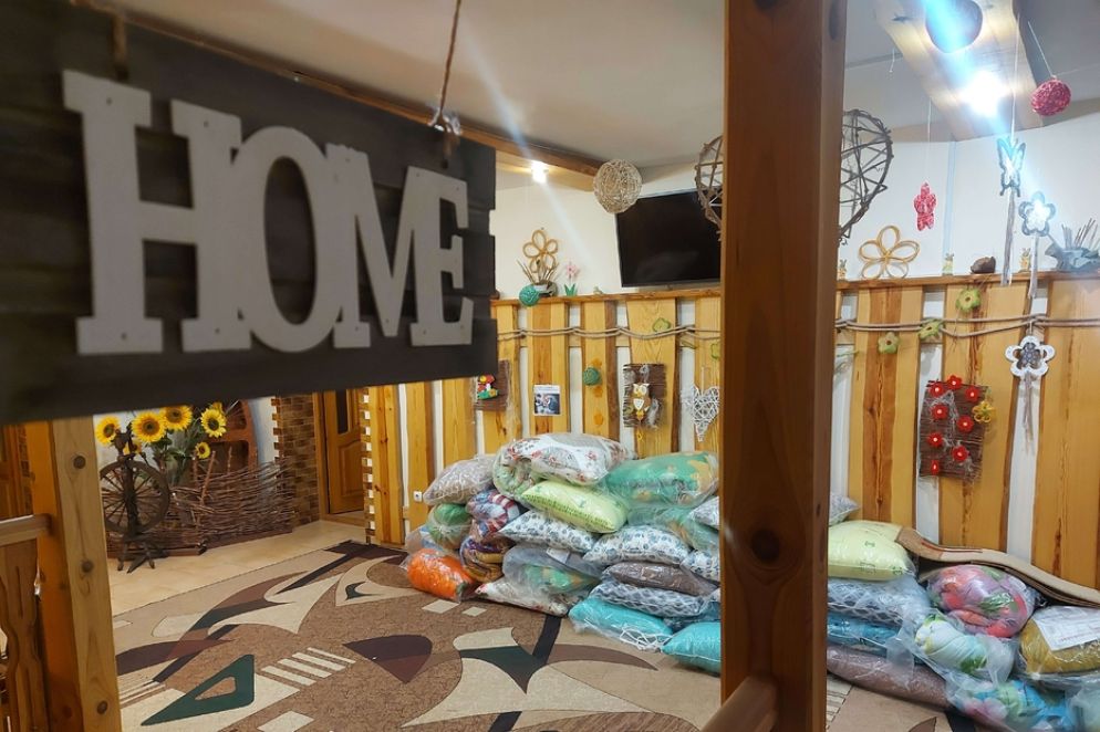 Un rifugio antiaereo nel sotterraneo di una chiesa cattolica in Transnistria - .