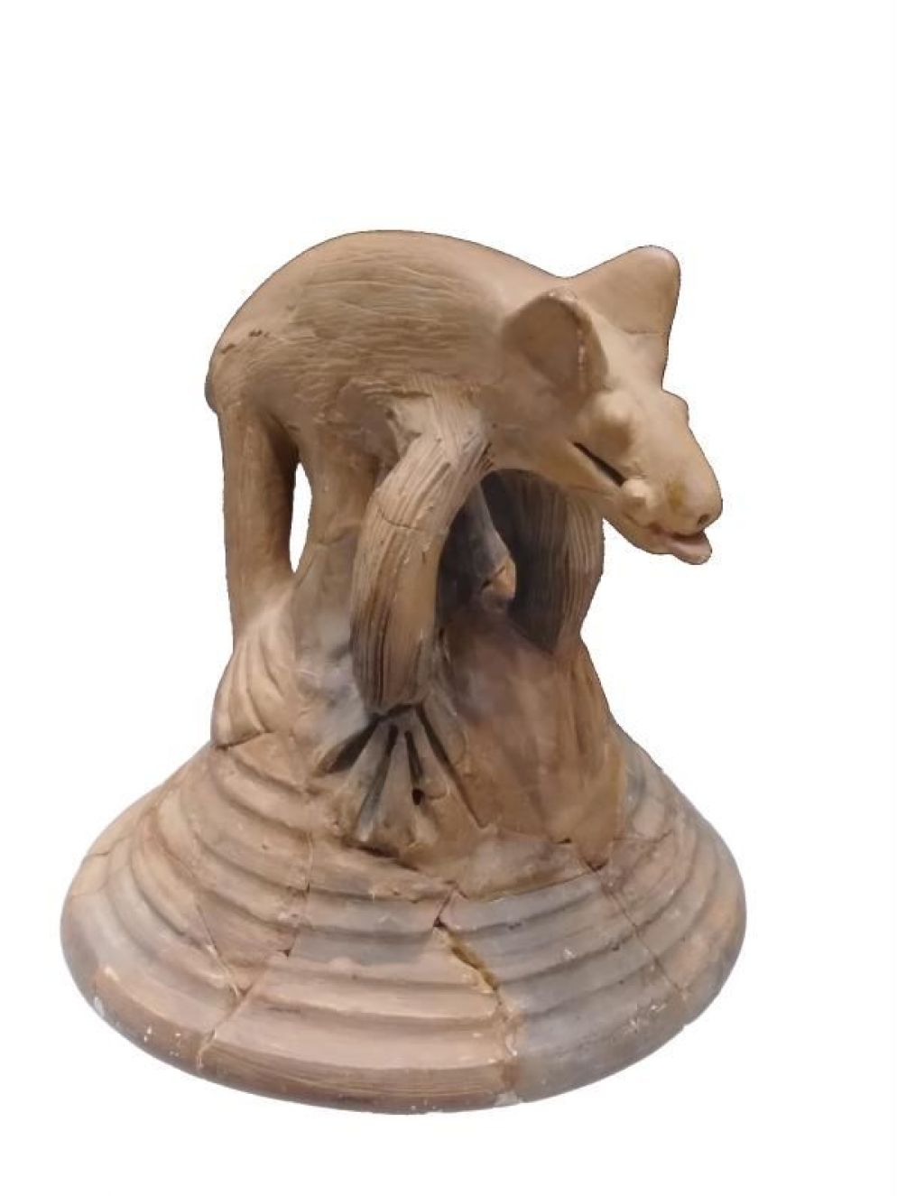 Statuetta zoomorfa in terracotta (I secolo a.C.-I secolo d.C) - Bucarest, Muzeul Național de Istorie a României