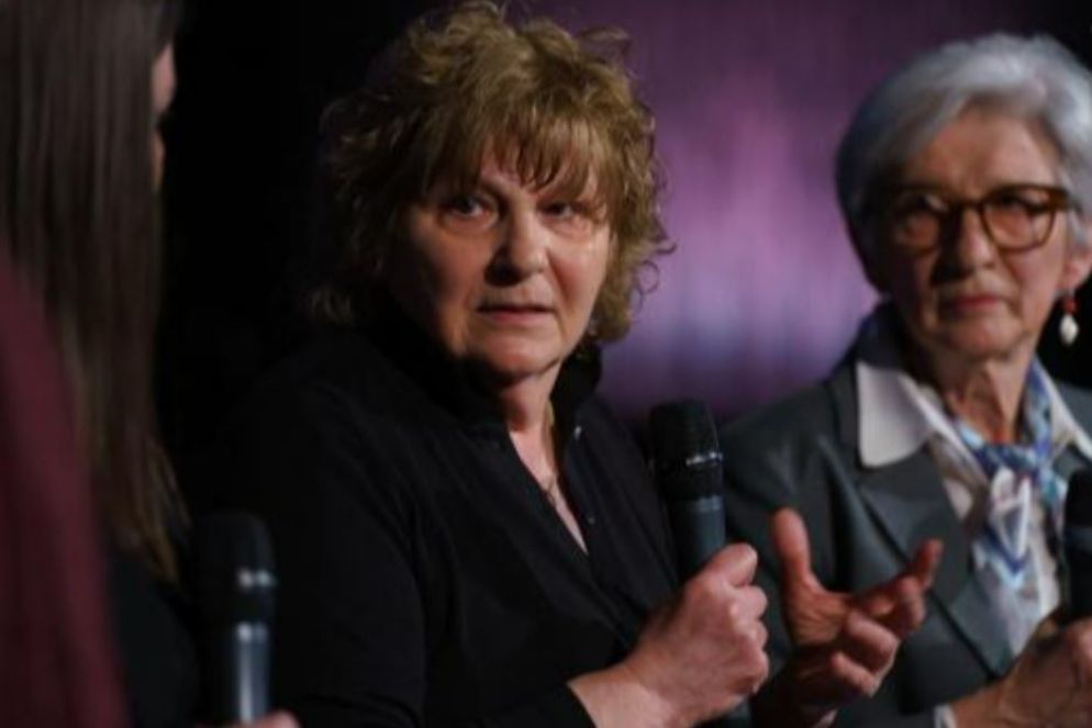 L'ex capitano della Nazionale di calcio Femminile Elena Schiavo al Pordenone Docs Fest - Foto di Elisa Caldana