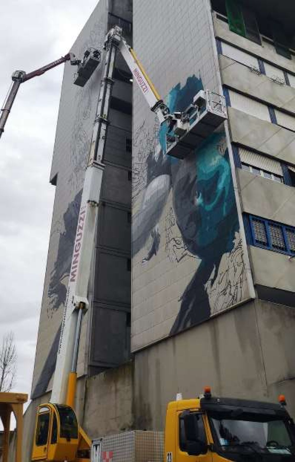 L’opera monumentale dell’artista olandese JDL (Judith de Leeuw) sarà inaugurata il 22 dicembre 2022 - Corviale, Roma